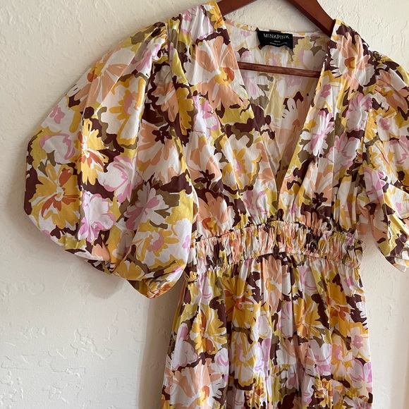 MinkPink Zoey Puff Sleeve Dress - Picture 3 of 9